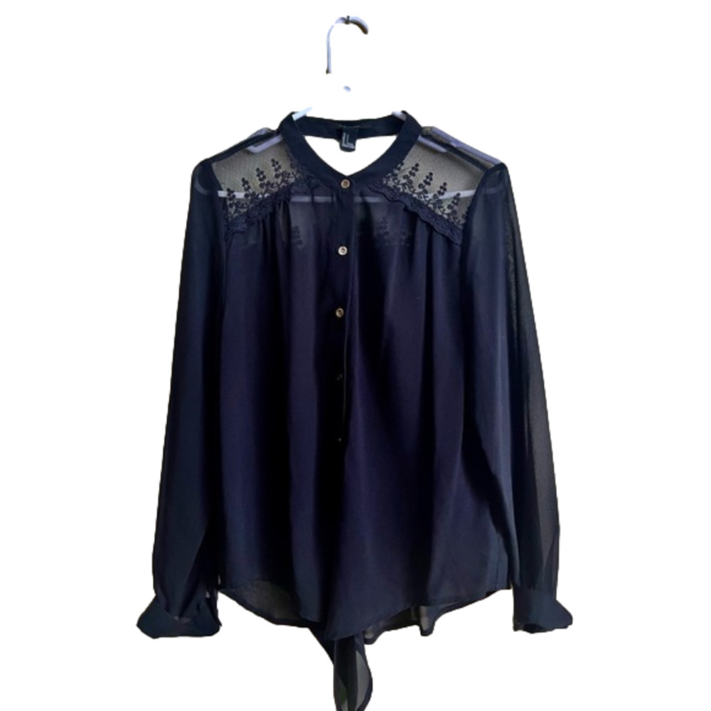FOREVER 21 chiffon blouse, brand new! Stunning top!